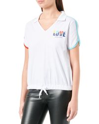 Love Moschino - V-Neck Short-Sleeved t-Shirt - Lyst