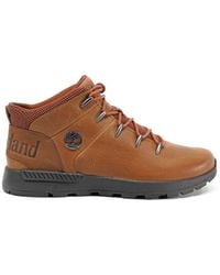 Timberland - Sprint Trekker Mid Leder Brown Stiefel 41 EU - Lyst