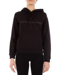 Calvin Klein Jeans Taping Through Monogram Hoodie Felpa con Cappuccio - Grigio