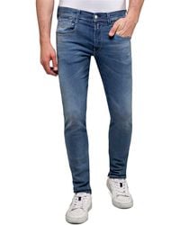 Replay - Hyperflex Re Anbass Slim Tapered Jeans Stonewash 30/30 - Lyst