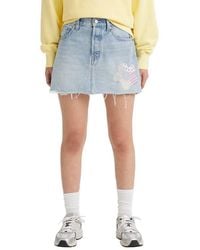 Levi's - Icon, Skirt para Mujer, Fresh As A Daisy Skirt, 26W - Lyst