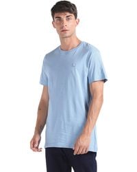 Calvin Klein - Jeans T-shirt iche Corte Uomo Ck Embro Badge Scollo Rotondo - Lyst
