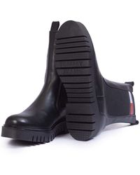 Tommy Hilfiger - Chelsea Boot Long Leather - Lyst