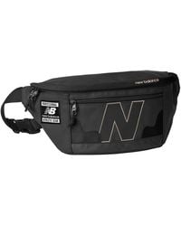 New Balance - , , Legacy Waist Bag, Casual And Athletic Fanny Pack, One Size, Black/black - Lyst