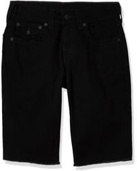 black true religion shorts