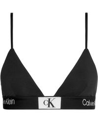 Calvin Klein - Mujer Parte Superior de Bikini de Triángulo Unlined Triangle Copas Suaves - Lyst