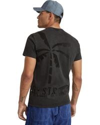 G-Star RAW - Musa Stencil Pigment Dye R T T-shirt - Lyst