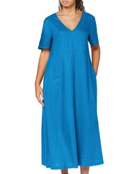 Benetton (z6erj Vestito Dress - Blue