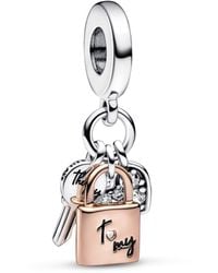 PANDORA - Charm colgante Moments 782506C01 Triple - Lyst