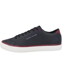 Tommy Hilfiger - Th Hi Vulc Core Low Leather Vulcanised Trainers - Lyst