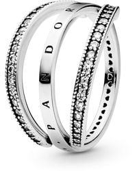 PANDORA - Statement-Ringe 925 Sterlingsilber mit '- Ringgröße 50 - Lyst