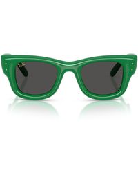 Ray-Ban - Rb4940 Wayfarer Puffer Collection By A$ap Rocky Square Sunglasses - Lyst