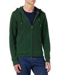 GANT - D1. The Original Full Zip Hoodie Hooded Sweatshirt - Lyst