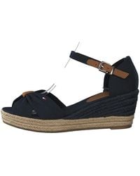 Tommy Hilfiger - Basic Opened Toe Mid Wedge Sandals - Lyst
