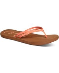 Roxy - Womens Cabo Flip Flop Sandals - Lyst