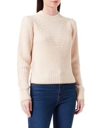 Scotch & Soda - Crew Neck Jumper With Puffed Sleeves Sweater - Lyst