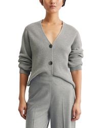 Marc O' Polo - Marc OߴPolo Cardigan aus Bio-Baumwolle mit V-Ausschnitt - Lyst