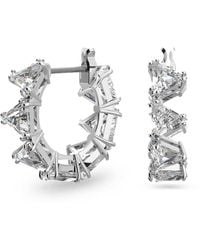 Swarovski - Millenia Large Circle Earrings - Lyst