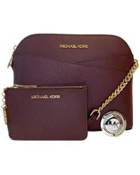 Michael Kors - Michael Jet Set Travel Md Dome Xcross Crossbody Bundled With Sm Tz Coinpouch And Purse Hook - Lyst