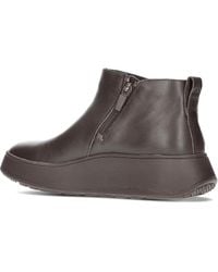 Fitflop - F-mode Leather Ankle Boot - Lyst