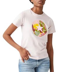 Converse - Pink T-shirt 4800 - Lyst
