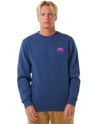 Rip Curl - Wettie Icon Long Sleeve Crew Sweatshirt - Lyst