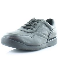 Rockport - , Prowalker Plus Walking Shoe, Triple Black Lea, 10.5 Uk Wide - Lyst