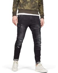 G-Star RAW Rackam 3D Skinny Fit Jeans - Grau