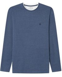 Springfield - Camiseta Azul S - Lyst