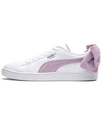 PUMA - S Basket Bow Court Trainers White 4 Uk - Lyst