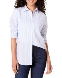 Amazon Essentials - Shirt Met Lange Mouwen,franse Blauwe Streep,l-xl - Lyst