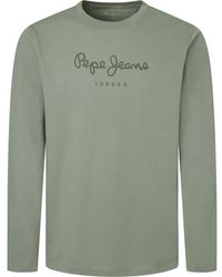 Pepe Jeans - Eggo Long N T-shirt Voor - Lyst