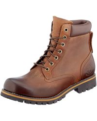 Timberland Herren Rugged 6 Inch Plain Toe Waterproof Stiefel - Braun