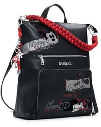 Desigual - Sac à dos de loisirs Mickey Rock Pretoria 2.0 Backpack Black noir - Lyst