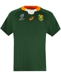 Asics - South Africa Rugby Short Sleeve Top Replica Green S T-shirt 2111a167 300 - Lyst