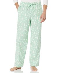 Amazon Essentials - Flannel Long-sleeve Button Front Shirt And Pant Pajama Set - Lyst
