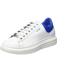 Guess - Vibo, Sneaker Uomo, White Blue, 43 EU - Lyst
