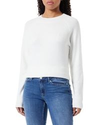 Vero Moda - Rundhalspullover VMDOFFY LS O-NECK BLOUSE GA NOOS - Lyst