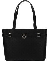 Guess - Arlena Noel Tote Bag Black Logo - Lyst