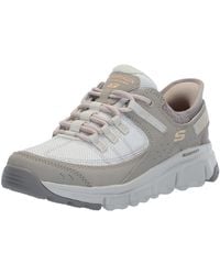 Skechers - , CUMBRES EN Mujer, Ribete de Malla sintética Gris Pardo, 39.5 EU - Lyst