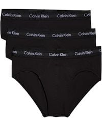 Calvin Klein - Slip Hipster Confezione da 3 Uomo Cotone Elasticizzato - Lyst