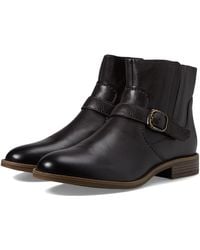 Clarks - Camzin Loop (Dark Leather) Boots - Lyst