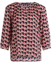 Betty Barclay - Casual-Bluse mit Muster Pink/Dark Blue,38 - Lyst
