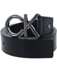 Calvin Klein - Gürtel Ck Metal Bombe Epi 3.5 cm Ledergürtel - Lyst