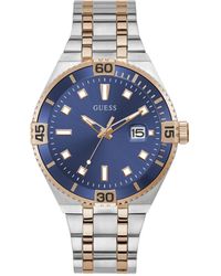 Guess - Quartz Watch with Stainless Steel Strap - Lyst