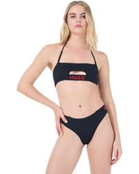 HUGO - Dotti Bandeau 10271249 01 Bikini_top - Lyst
