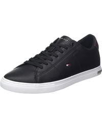 Tommy Hilfiger - Essential Leather Detail Vulcanised Trainers - Lyst
