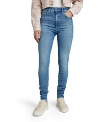 G-Star - Kafey Ultra High Skinny Jeans Jeans,blauw - Lyst