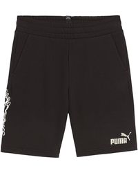 PUMA - ESS+ Mid 90s Shorts TR B Pantalones Cortos de Punto - Lyst