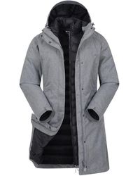 Mountain Warehouse - Alaskan Womens 3 In 1 Long Jacket - Waterproof, Breathable & Adjustable Raincoat With Detachable Inner Coat & - Lyst